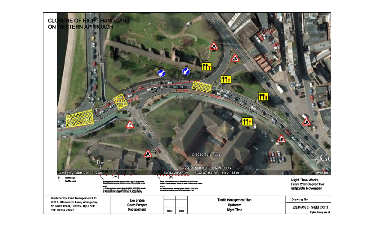 CONE - Overlay Traffic Management Schemes on Standard Maps